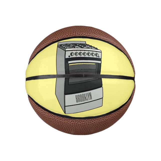 Mini Balón De Baloncesto Ilustracion de personalizado eléctrico (Anverso)