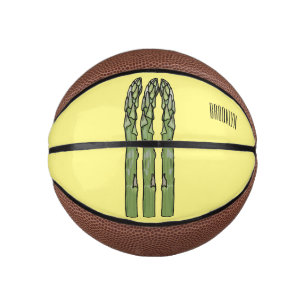 Mini Balón De Baloncesto Ilustracion personalizado Asparagus