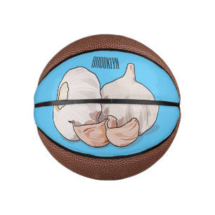 Mini Balón De Baloncesto Ilustracion personalizado de ajo