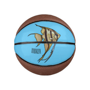 Mini Balón De Baloncesto Ilustracion personalizado de Angelfish