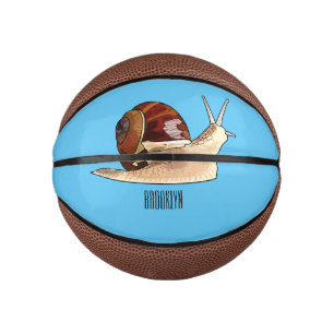 Mini Balón De Baloncesto Ilustracion personalizado de caracoles