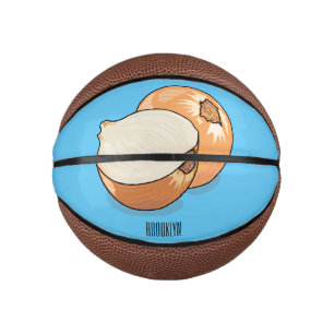 Mini Balón De Baloncesto Ilustracion personalizado de cebolla