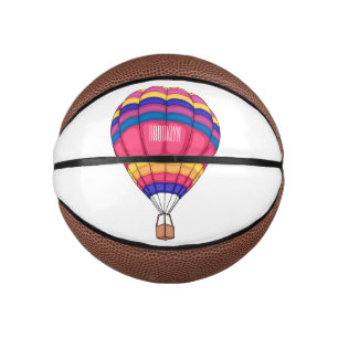 Mini Balón De Baloncesto Ilustracion personalizado de globo aerostático