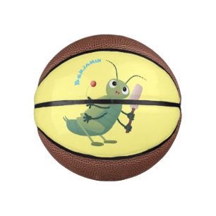 Mini Balón De Baloncesto Ilustracion personalizado de insectos de cricket v