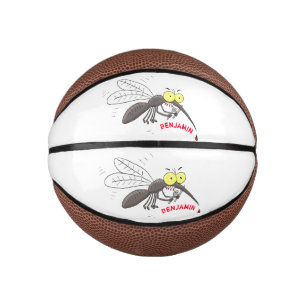Mini Balón De Baloncesto Ilustracion personalizado de insectos de mosquitos