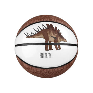 Mini Balón De Baloncesto Ilustracion personalizado de Kentrosaurus