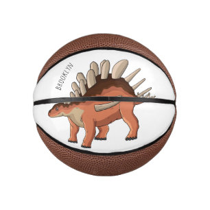 Mini Balón De Baloncesto Ilustracion personalizado de Kentrosaurus
