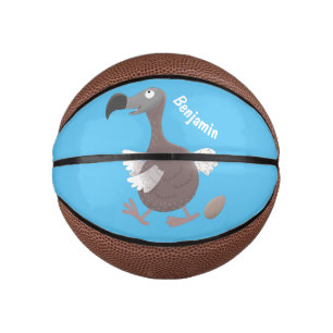Mini Balón De Baloncesto Ilustracion personalizado de pájaro dodo gracioso