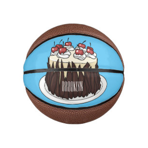 Mini Balón De Baloncesto Ilustracion personalizado de pasteles de la Selva
