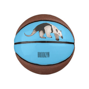 Mini Balón De Baloncesto Ilustracion personalizado de Tamandua