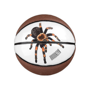 Mini Balón De Baloncesto Ilustracion personalizado de Tarantula