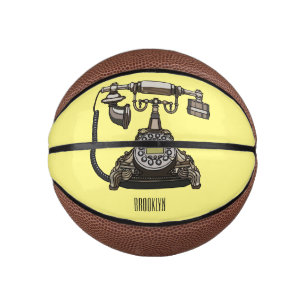 Mini Balón De Baloncesto Ilustracion personalizado de teléfono