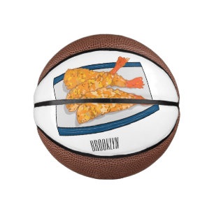 Mini Balón De Baloncesto Ilustracion personalizado de tempura gambas