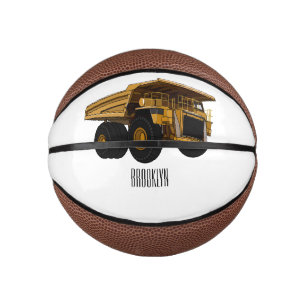 Mini Balón De Baloncesto Ilustracion personalizado del camión de altura