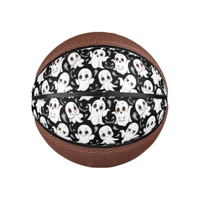 Mini Balón De Baloncesto Los fantasmas del bebé espantaron el humor de Hall (Anverso)