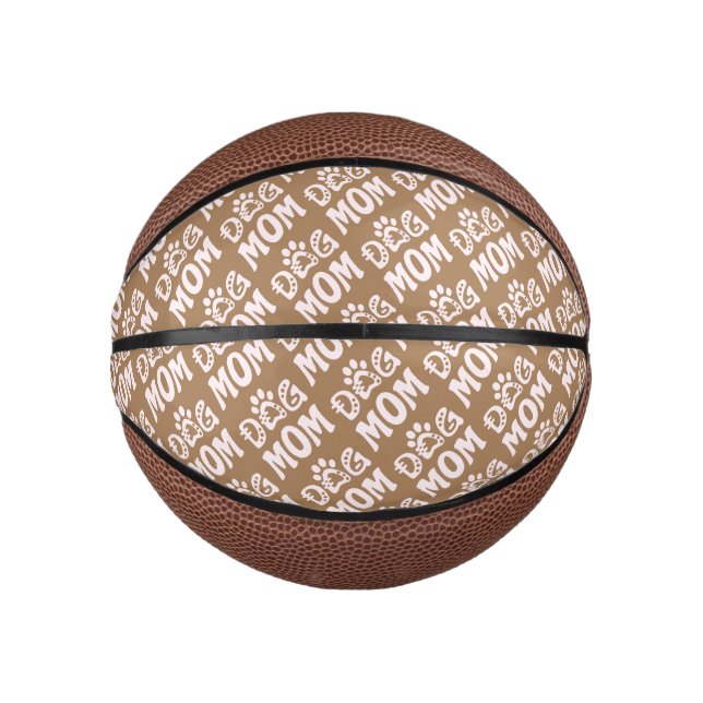 Mini Balón De Baloncesto Mamá Perro (Anverso)