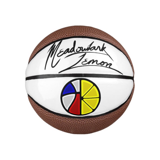 Mini Balón De Baloncesto Meadowlark Lemon Basketball (Anverso)