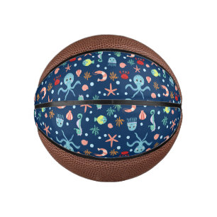 Mini Balón De Baloncesto Mundo Marino