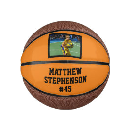 Mini Balón De Baloncesto Naranja Black Photo Basketball Ball