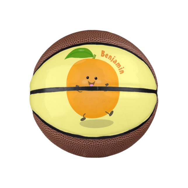 Mini Balón De Baloncesto Naranja de danza dulce cítricos (Anverso)