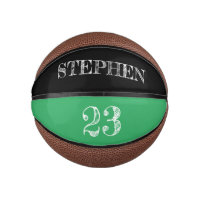 Nombre personalizado verde número grabado balonces