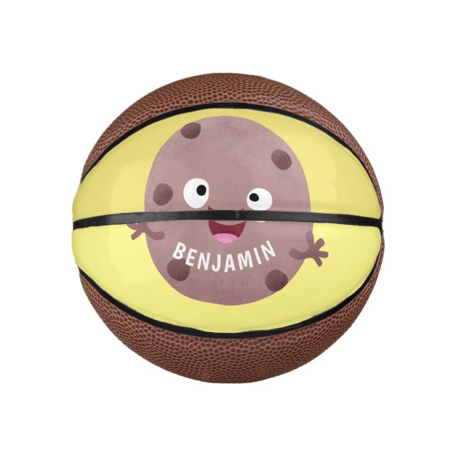 Mini Balón De Baloncesto Personalizado de galleta de chocolate inteligente (Anverso)