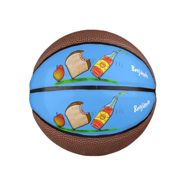 Mini Balón De Baloncesto Personalizado de hormigas divertidas (Anverso)