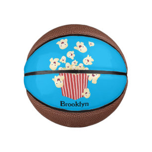 Mini Balón De Baloncesto Personalizado de palomitas de palomitas graciosas