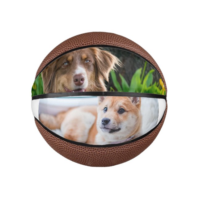 Mini Balón De Baloncesto Personalizado Dos Foto (Anverso)