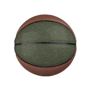 Mini Balón De Baloncesto Personalizado Moss Green Noise Mini Baloncesto