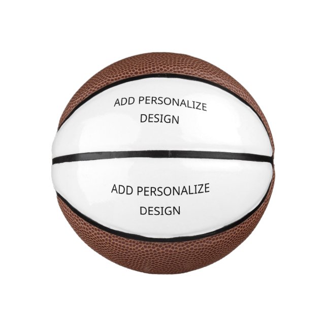 Mini Balón De Baloncesto Personalized Custom Basketball – Your Design Here (Anverso)