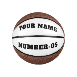 Mini Balón De Baloncesto Personalized Custom Basketball –Your Text Here