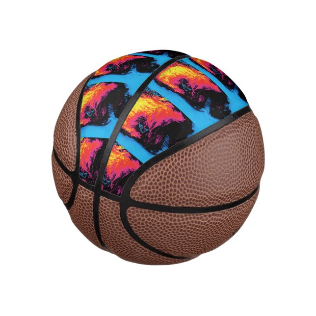 Mini Balón De Baloncesto pimienta y plástico silenciados (Angular)