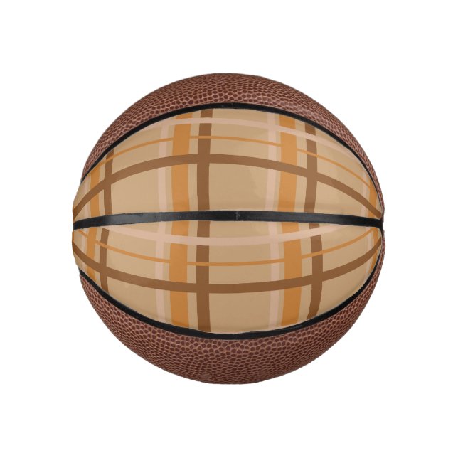 Mini Balón De Baloncesto Placa de otoño (Anverso)