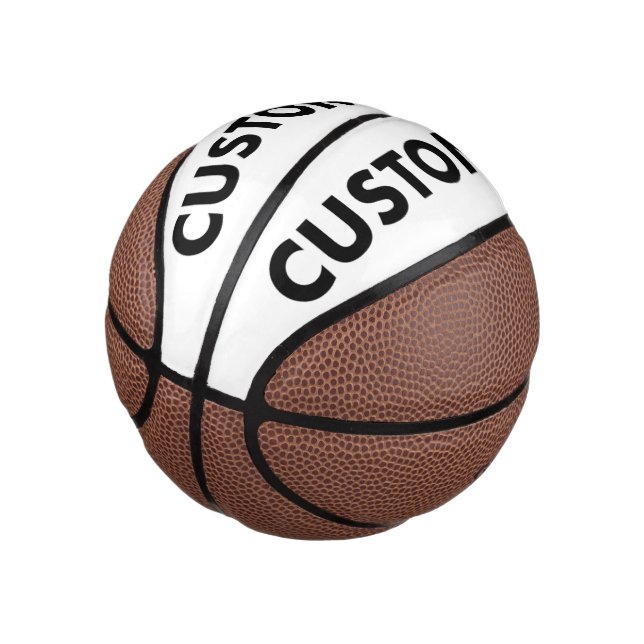 Mini Balón De Baloncesto Plantilla en blanco de minibaloncesto personalizad (Angular)