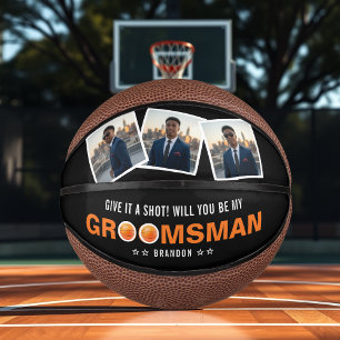 Mini Balón De Baloncesto Propuesta de Padrino de Boda: Dale una Oportunidad