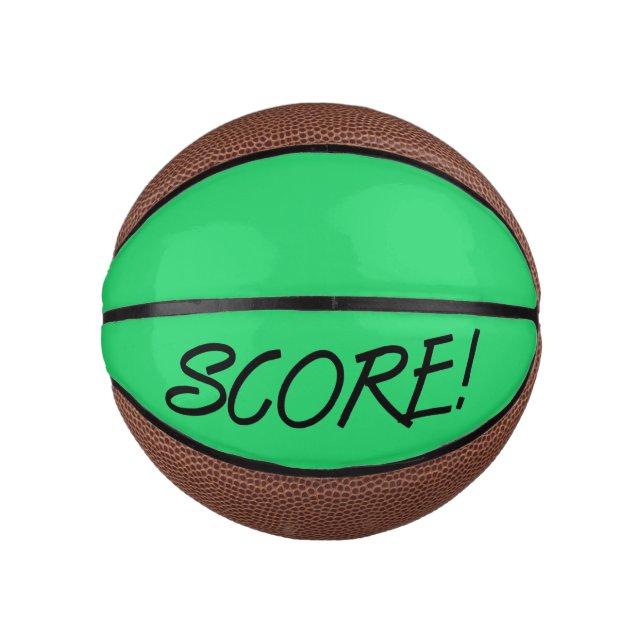 Mini Balón De Baloncesto Puntuación verde mini baloncesto (Anverso)