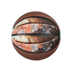 Mini Balón De Baloncesto raza metalizado mixta a torta