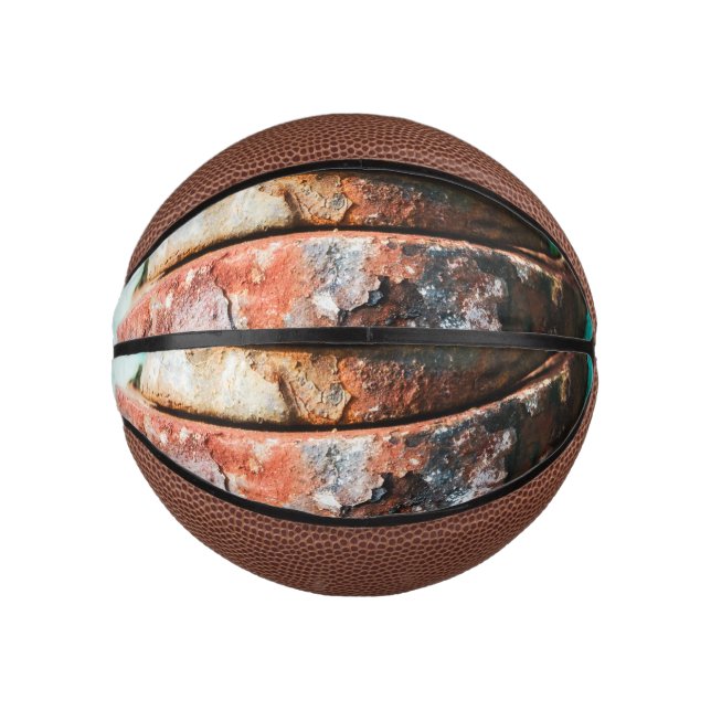 Mini Balón De Baloncesto raza metalizado mixta a torta (Anverso)