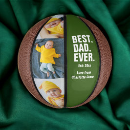 Mini Balón De Baloncesto Regalo fotográfico del Día del Padre Personalizado