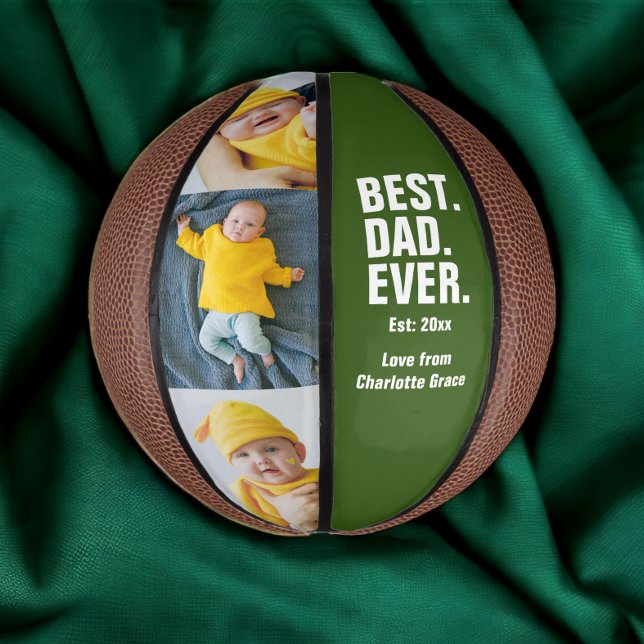 Mini Balón De Baloncesto Regalo fotográfico del Día del Padre Personalizado (Subido por el creador)