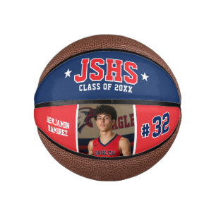 Mini Balón De Baloncesto Regalo personalizado de baloncesto para sénior con