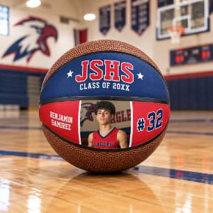 Mini Balón De Baloncesto Regalo personalizado de baloncesto para sénior con