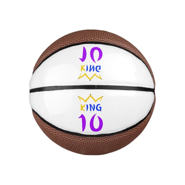Mini Balón De Baloncesto Rey 10 (Anverso)