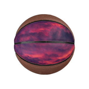 Mini Balón De Baloncesto rojo de agosto