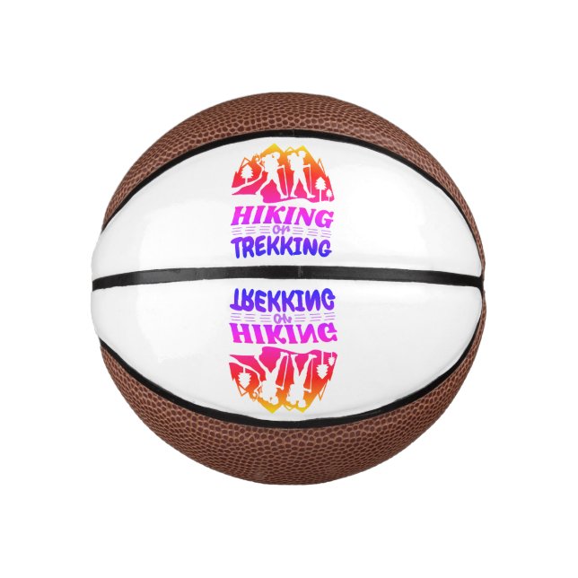 Mini Balón De Baloncesto Senderismo o senderismo (Anverso)