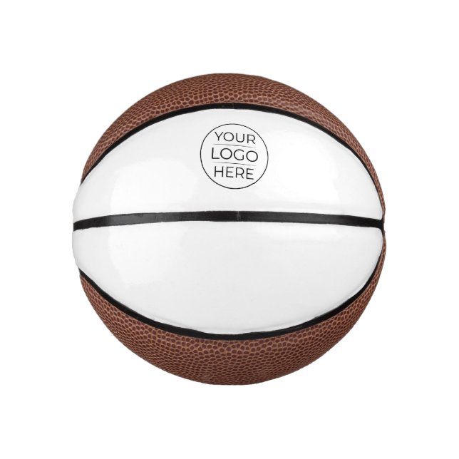 Mini Balón De Baloncesto Simple Agrega tu Logo Empresa (Anverso)