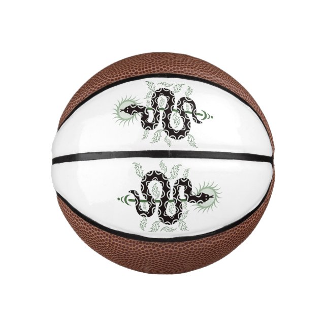 Mini Balón De Baloncesto Snake Oasis (Anverso)