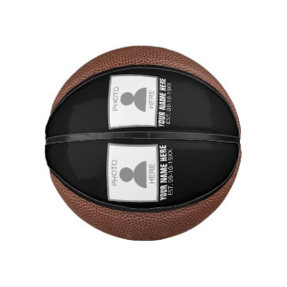 Mini Balón De Baloncesto Su foto aquí Nombre y edad