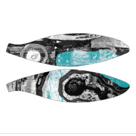 Mini Balón De Baloncesto Surface Current – Abstract Flow & Structure Carbon